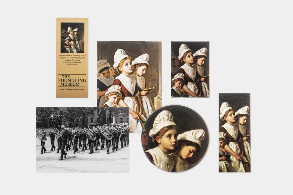The Foundling Museum Collection-themed souvenirs & stationery | online shop photography | © The Foundling Museum, London