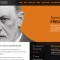 The Freud Museum London website homepage | graphic design | © The Freud Museum London