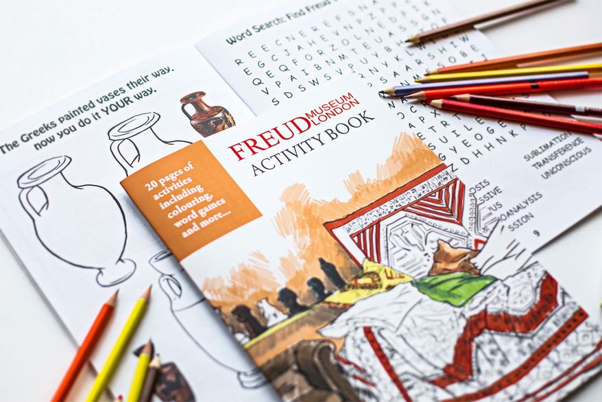 A selection of product photography created for the online shop & social media channels. Freud Museum London Activity Book. Exclusive to the freud Museum Shop