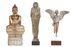 Statuettes of Buddha, Imhotep and Eros from Sigmund Freud's collection | collection photography |© Freud Museum London