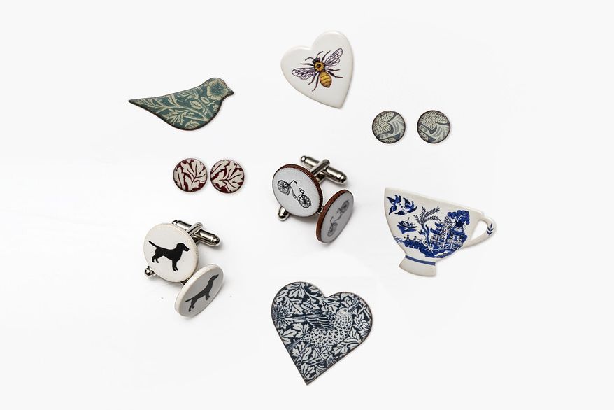 Token Collection-themed jewellery | online shop photography | © The Foundling Museum, London
