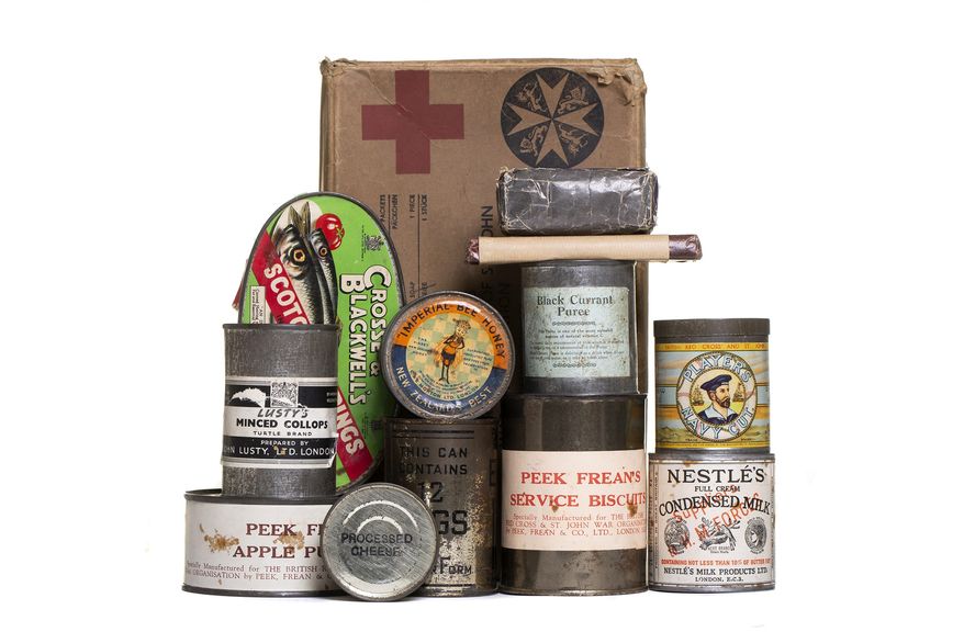 Prisoner of war food parcel | collection photography | © British Red Cross Museum & Archives