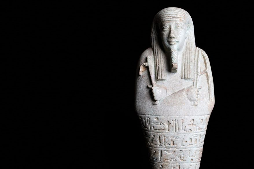 Shabti of Imhotep from Sigmund Freud's collection | collection photography | © Freud Museum London